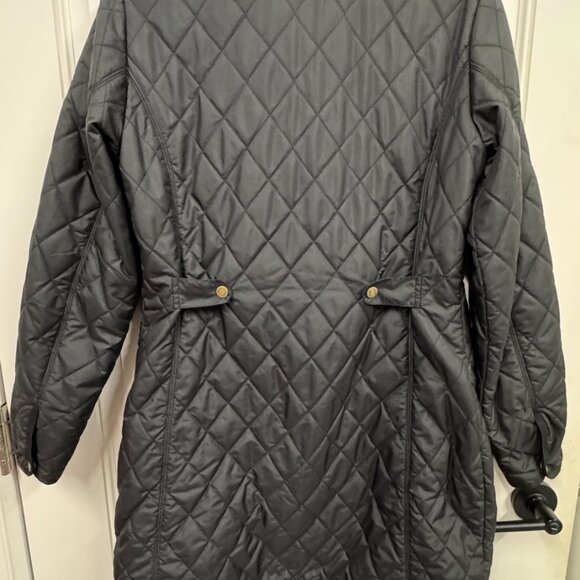 Eddie Bauer "SportShop" Quilted Black Jacket Women's Size Medium - Picture 3 of 8